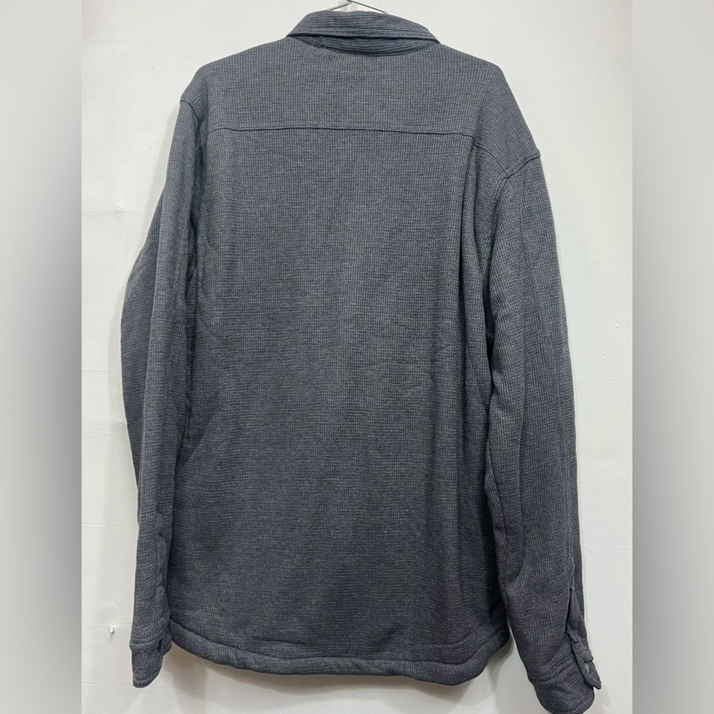 Buffalo David Bitton Steel Waffle Knit Jacket Sherpa Lined XXL Gray New - Picture 3 of 5